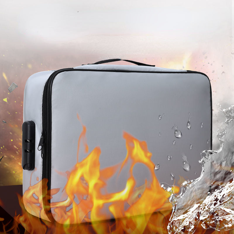 Fire-resistant document case